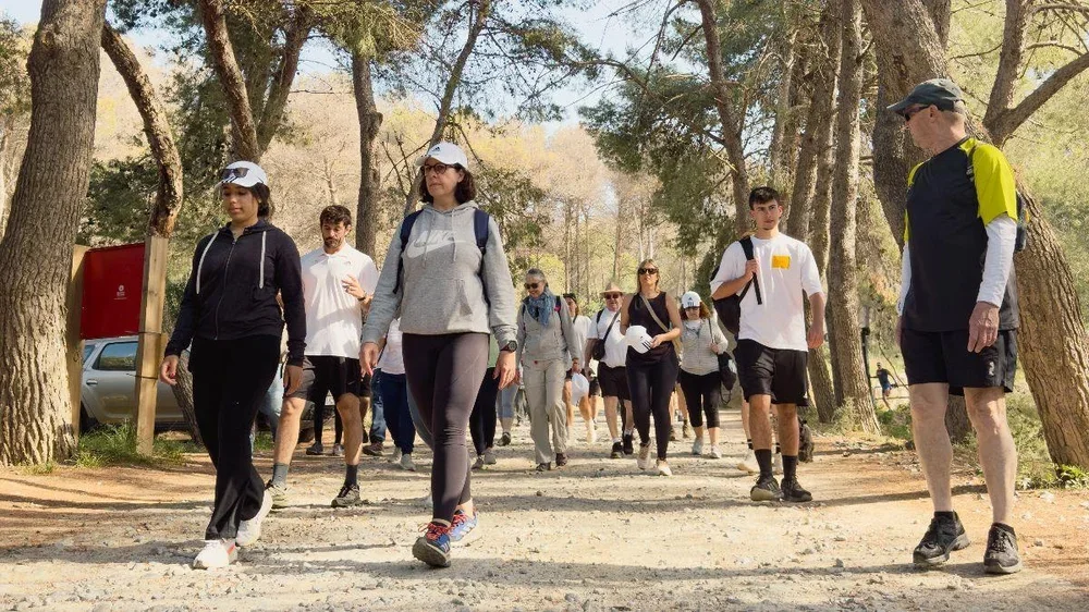 Moment de la nova edició del projecte Running Minds a Badalona