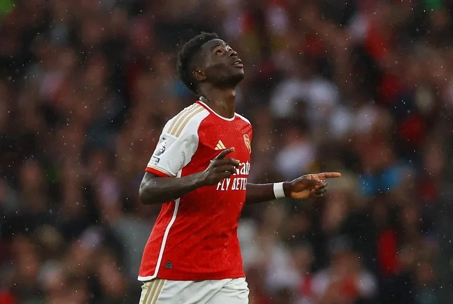 Arsenal's Bukayo Saka
